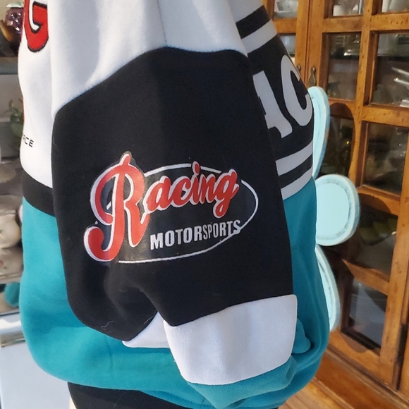 New Look Racing Club Jacket Blue and Black - Picture 5 of 9